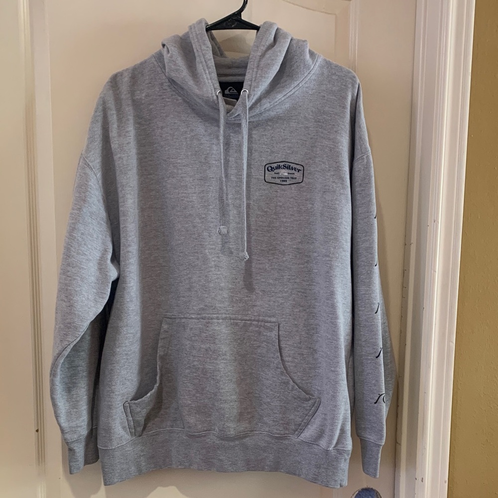 Quiksilver Heather Gray Hoodie